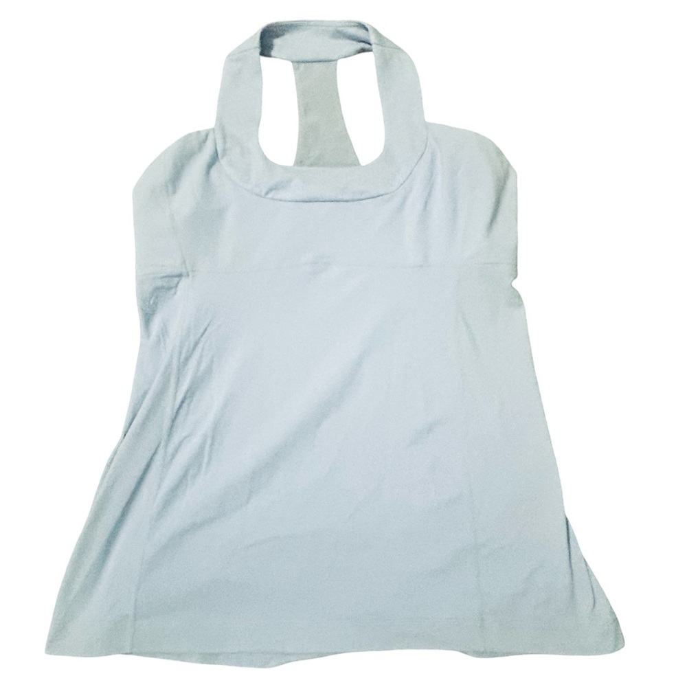 Stylish Light Blue Sleeveless Top